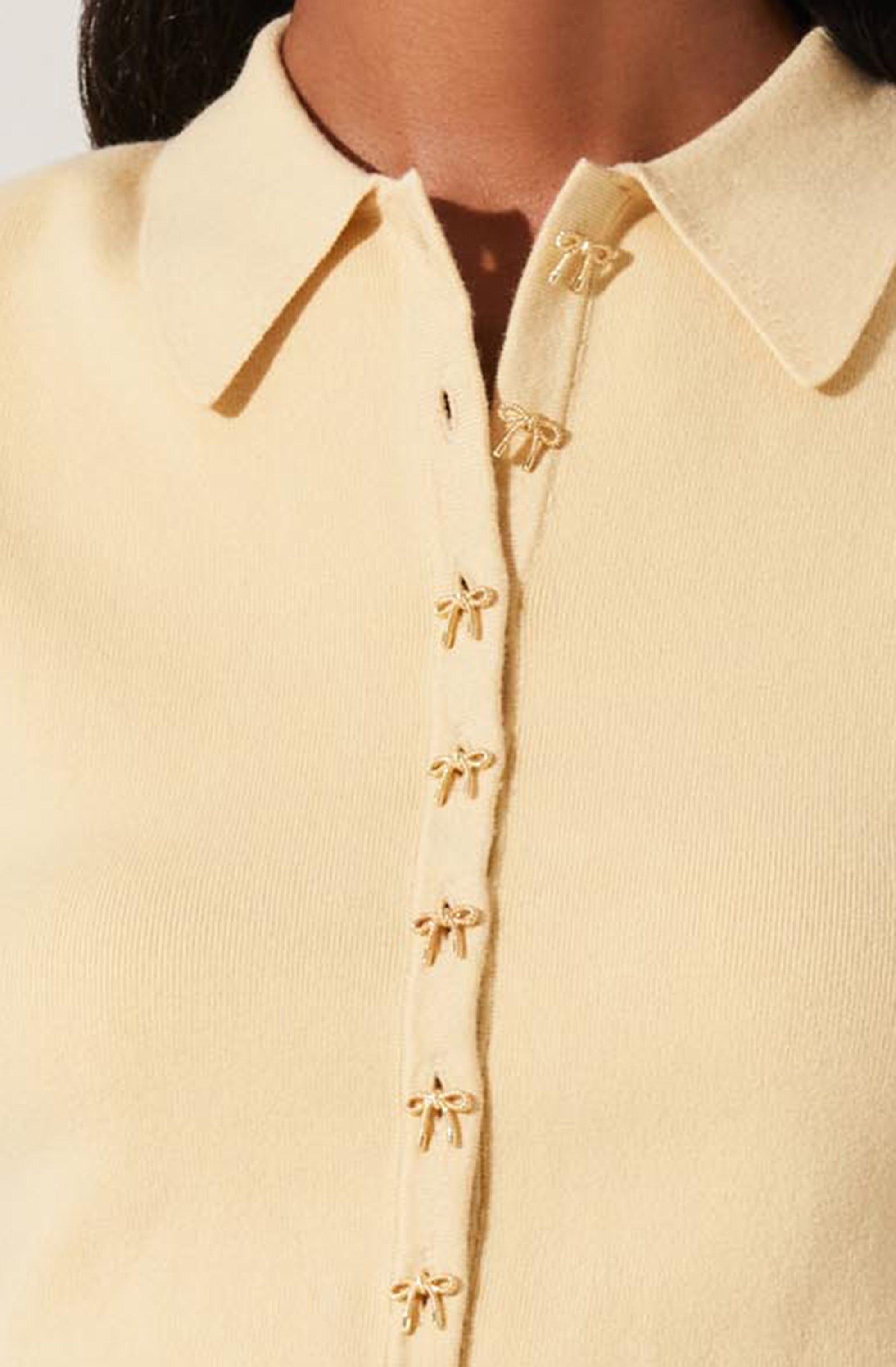 Kori Bow Embellished Sweater Top for Women | Elegant Knit Pullover with Bow Detail | Perfect for Office, Date Night & Holiday Outfits