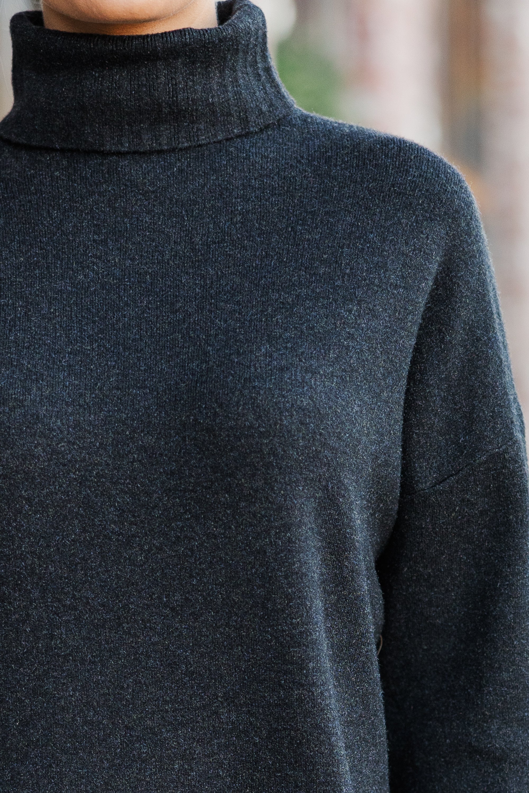 Stylish Black Turtleneck Sweater Dress for Women - Cozy Winter Outfit for Office, Date Night & Casual Wear