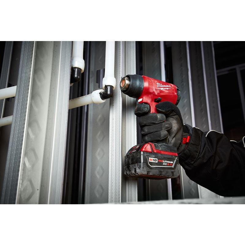 M18 18-Volt Lithium-Ion Cordless Compact Heat Gun (Tool Only) - Perfect for DIY Projects, Home Repairs, and Crafting