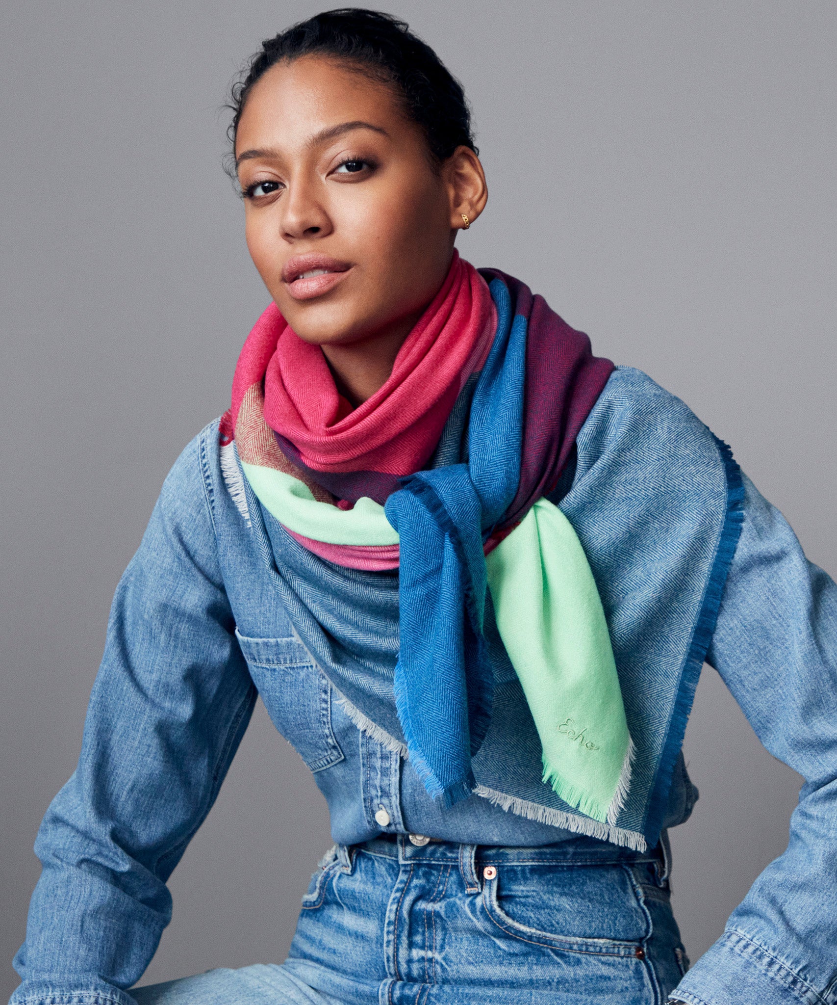Astral Square 53 Scarf - Soft & Stylish Women's Fashion Accessory for Winter, Fall & Spring - Perfect for Office, Travel & Casual Outfits