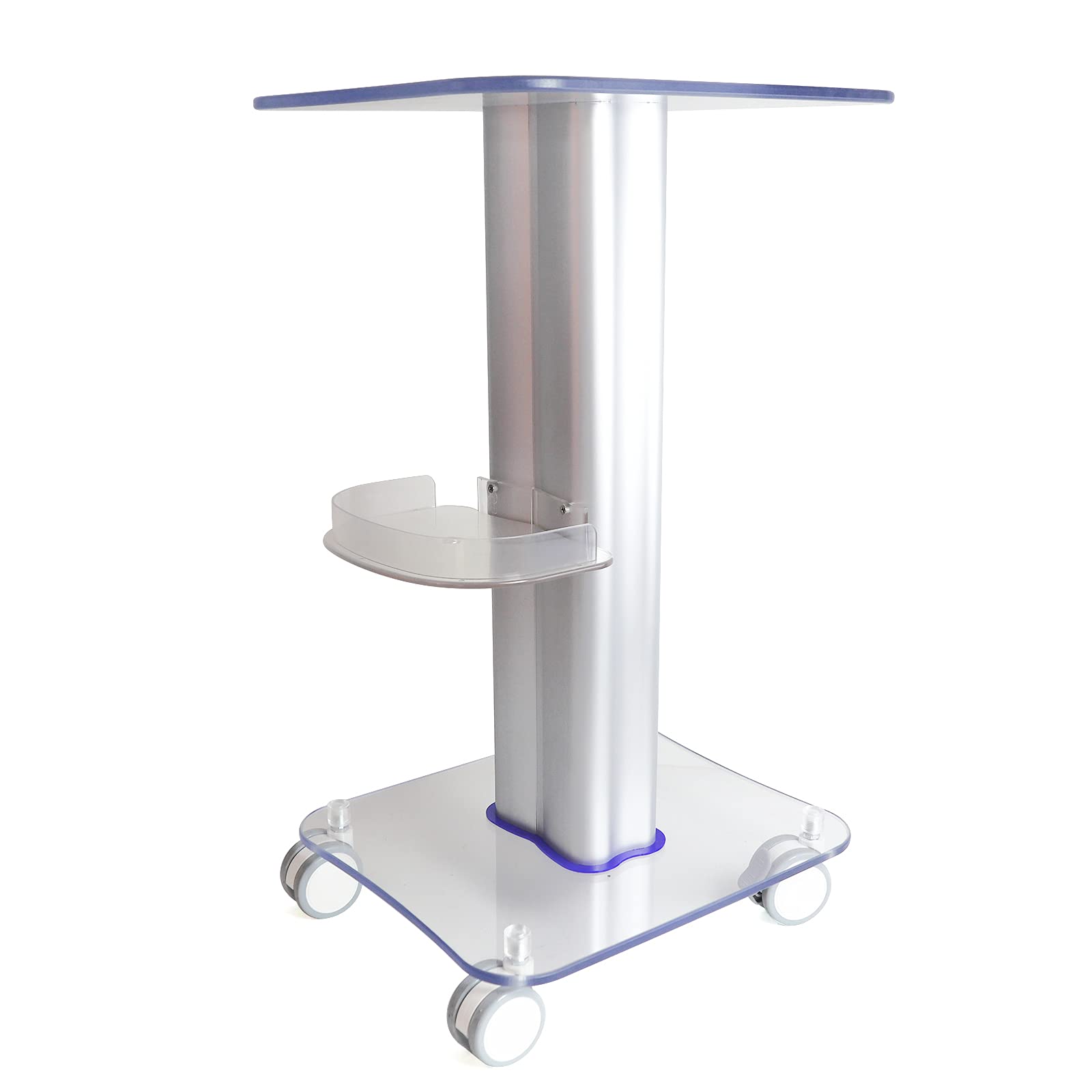 Professional Beauty Salon Trolley Stand with Wheels - Heavy Duty Rolling Cart for Salon Equipment Storage & Organization (99Lb Capacity) | Perfect for Hair Dryers, Straighteners & Spa Tools in Salons & Home Beauty Stations
