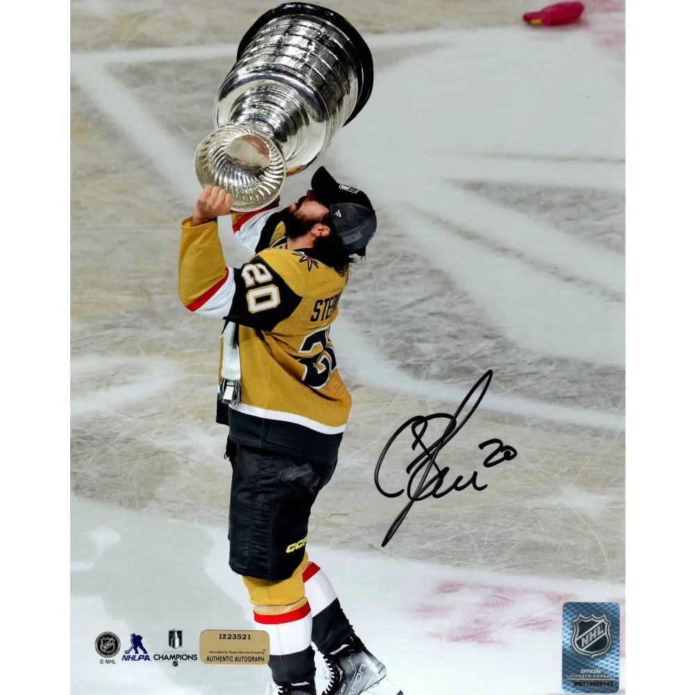 Chandler Stephenson Autographed 8x10 Photo - Vegas Golden Knights Stanley Cup Signed Memorabilia - IGM Certified - Perfect for Hockey Fans, Sports Collectors, and Man Cave Decor