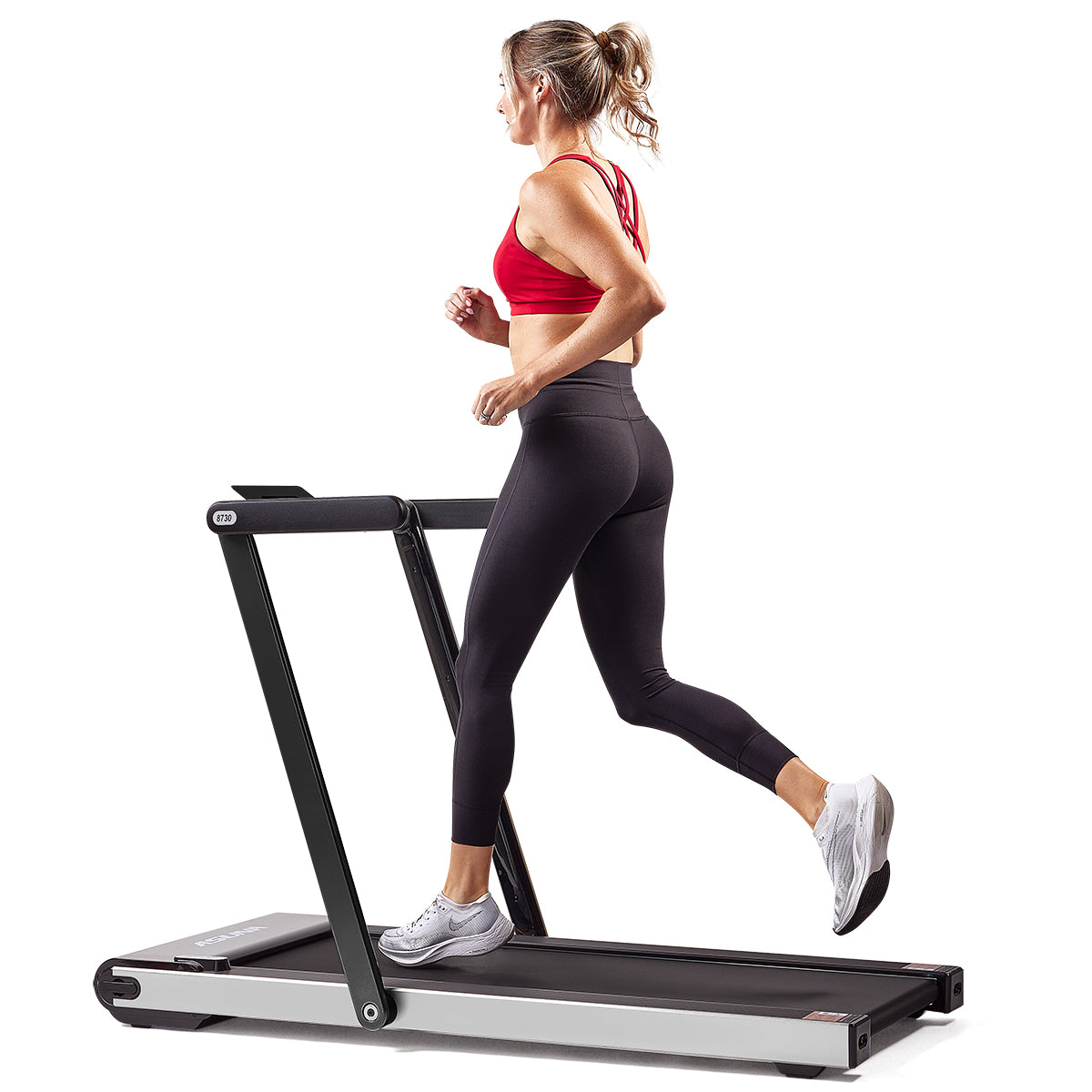 Space Saving Commercial Treadmill - Slim Motorized Asuna Treadmill with Bluetooth Speakers for Home Gym & Small Spaces | Perfect for Cardio Workouts & Apartment Fitness