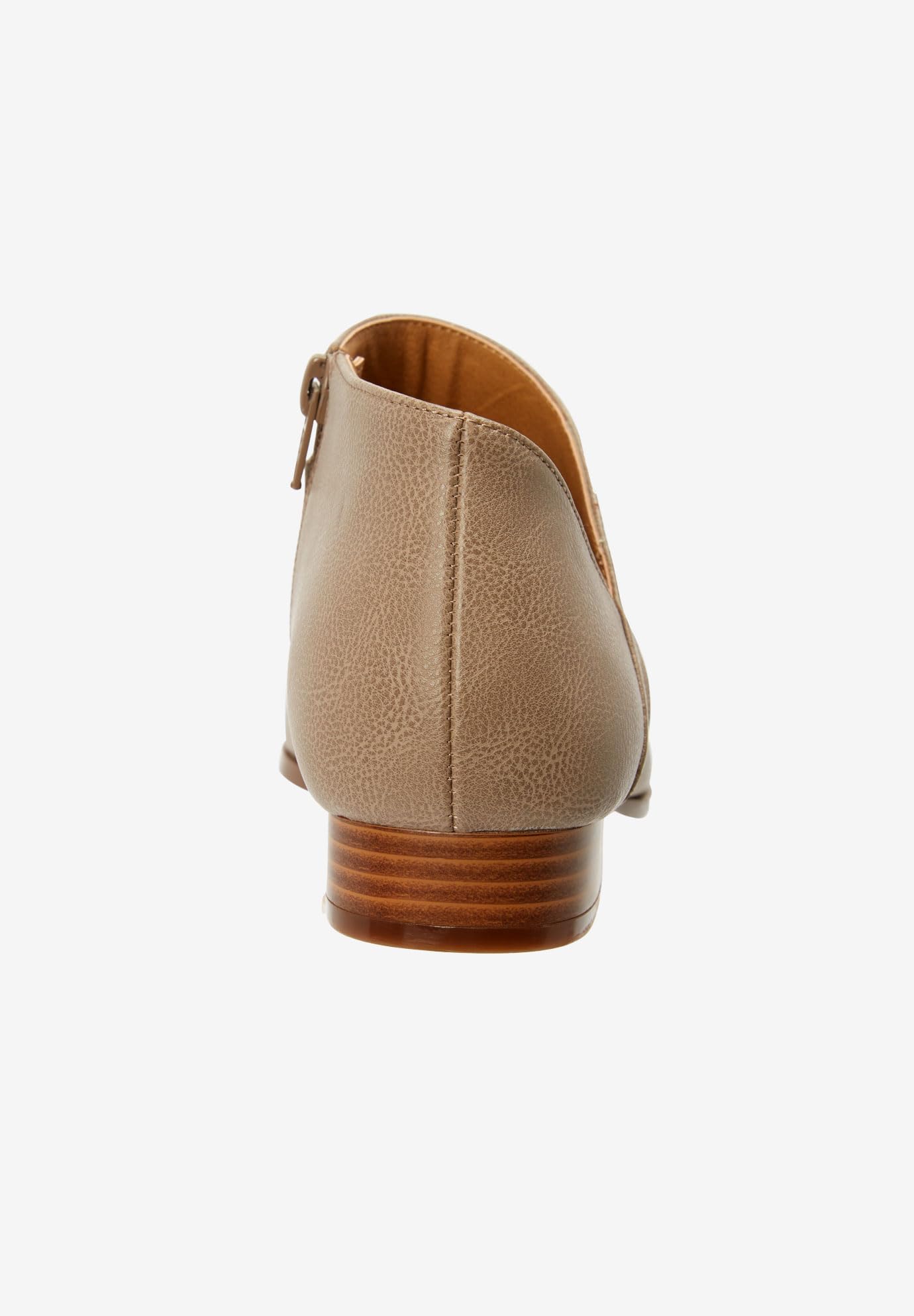 Comfortview Women's Wide Width The Alma Bootie - Stylish & Comfortable Ankle Boots for Work, Casual Outfits & Fall Fashion