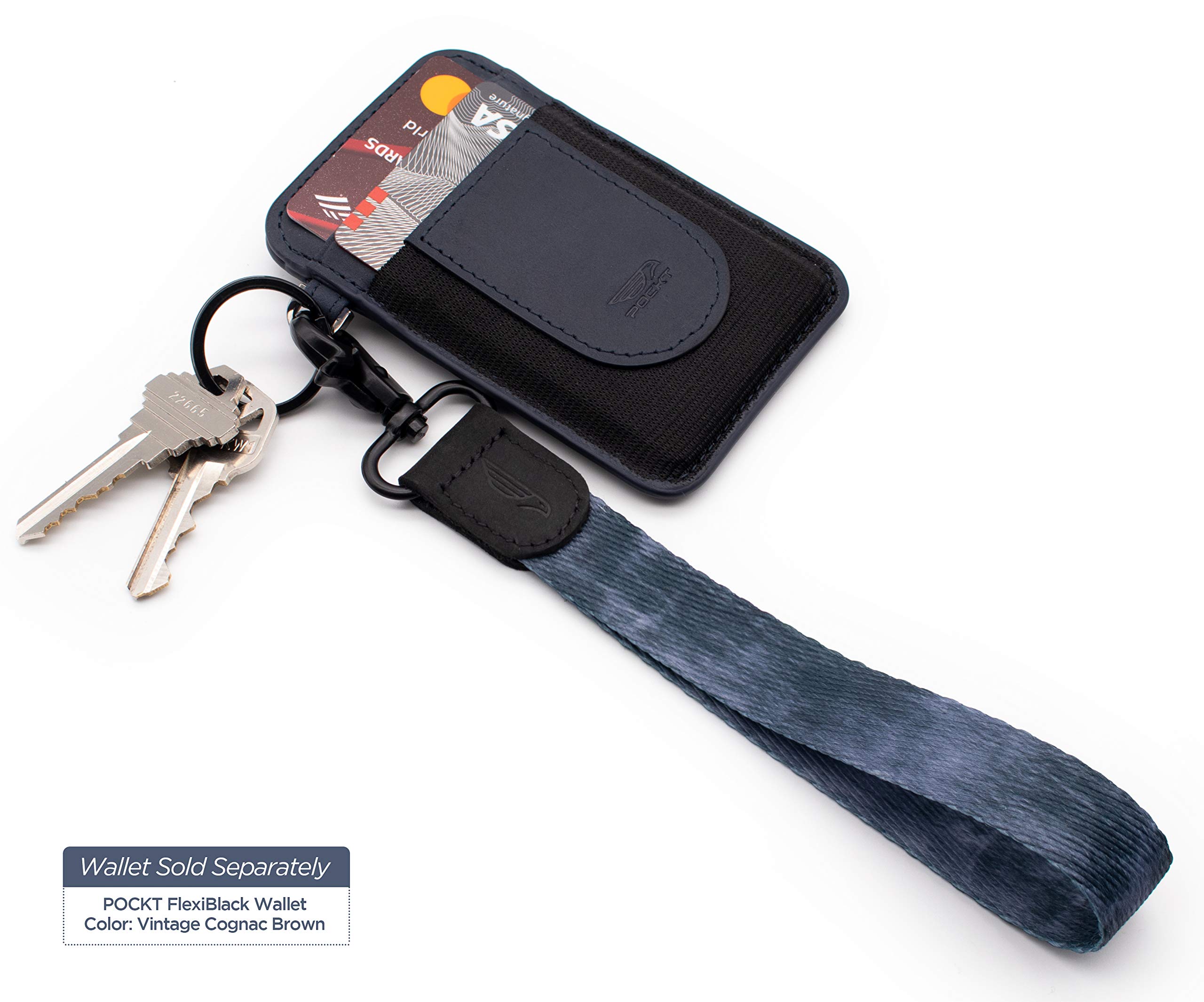 Cool POCKT Lanyard for Keys & Wallets - Adjustable Wristlet Strap Keychain Holder for Men & Women | Perfect for Work, Gym, Travel & Everyday Carry (EDC)