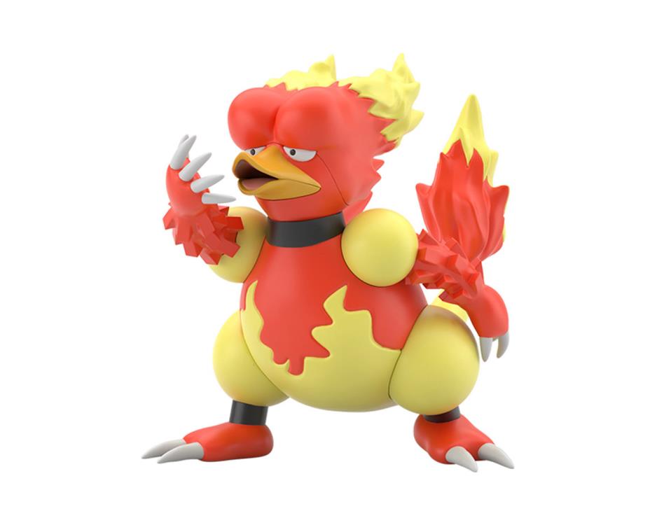Bandai Pokemon Scale World Kanto Region Blaine, Rapidash & Magmar 3-Pack Action Figure Set - Collectible Trading Figures for Display, Gifts & Pokemon Battles