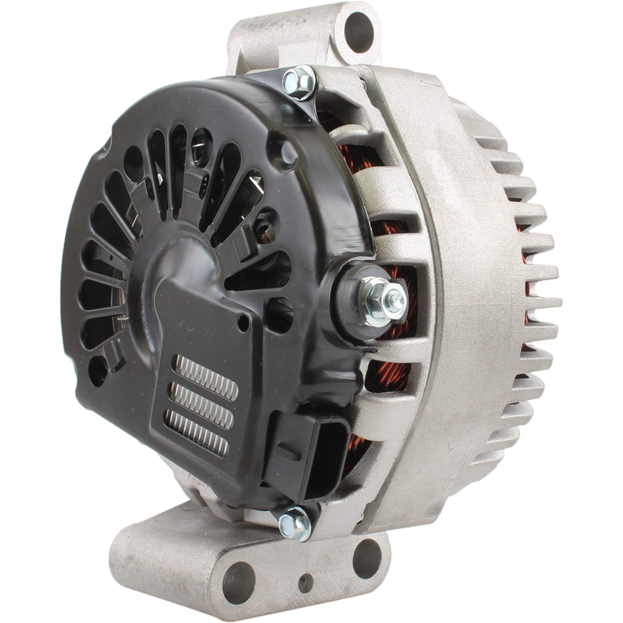 High Output 200 Amp Alternator for 6.0L Ford F-Series Trucks (2003-2006) & E-Series Vans - Heavy Duty Dual Battery Upgrade - Perfect for Off-Roading, Towing & RV Conversions