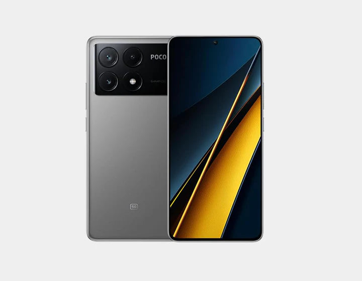 Xiaomi Poco X6 Pro 5G Smartphone - 256GB ROM 8GB RAM Dual SIM Unlocked GSM Phone (Grey) - Perfect for Gaming, Streaming & Multitasking
