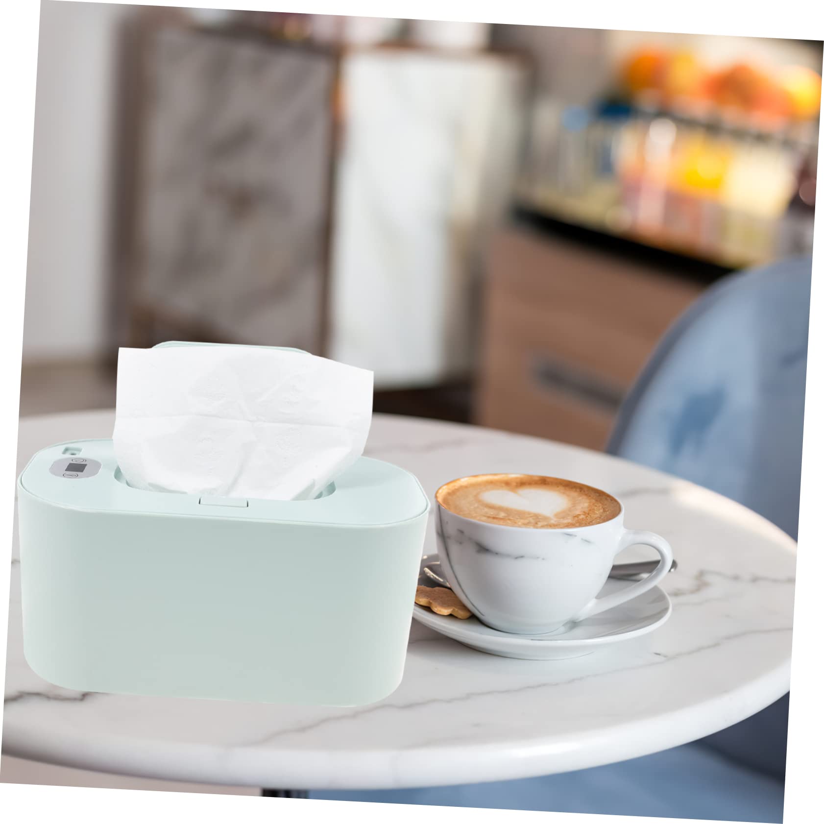 VICASKY USB Travel Baby Wipe Warmer - Large Capacity Portable Wipes Heater for Infants | Perfect for Diaper Changes, On-the-Go Parenting & Nursery Use