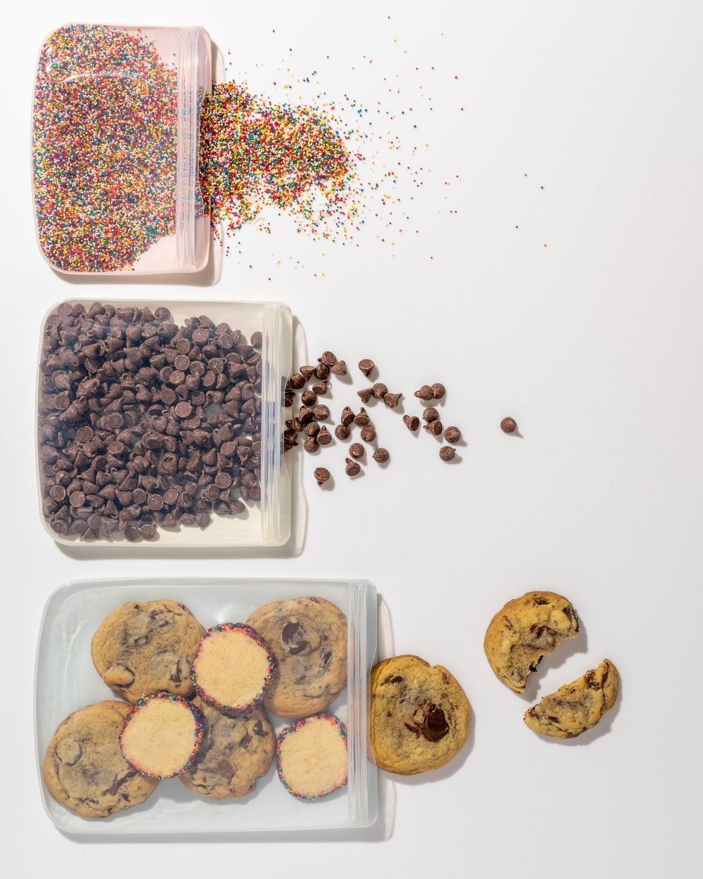 Premium Reusable Sandwich Bags for Lunch - Eco-Friendly Food Storage Containers | Perfect for School, Work, Picnics & Travel
