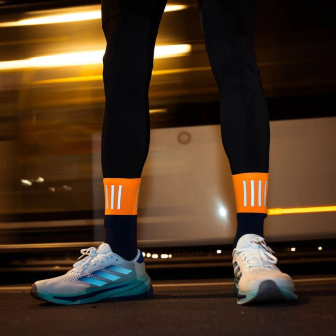 Incylence High Viz V3 Running Socks - Reflective Performance Socks for Marathon, Jogging & Night Running - Enhanced Visibility & Comfort for Runners