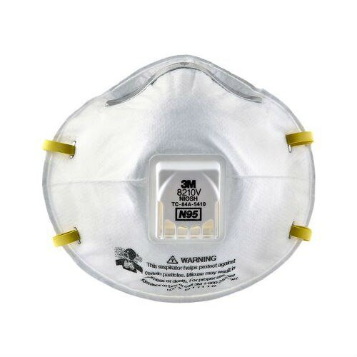 3M 8210V N95 Particulate Respirator - 20 Pack, NIOSH Certified for Dust, Mold & Pollen Protection - Ideal for Construction, Woodworking & DIY Projects