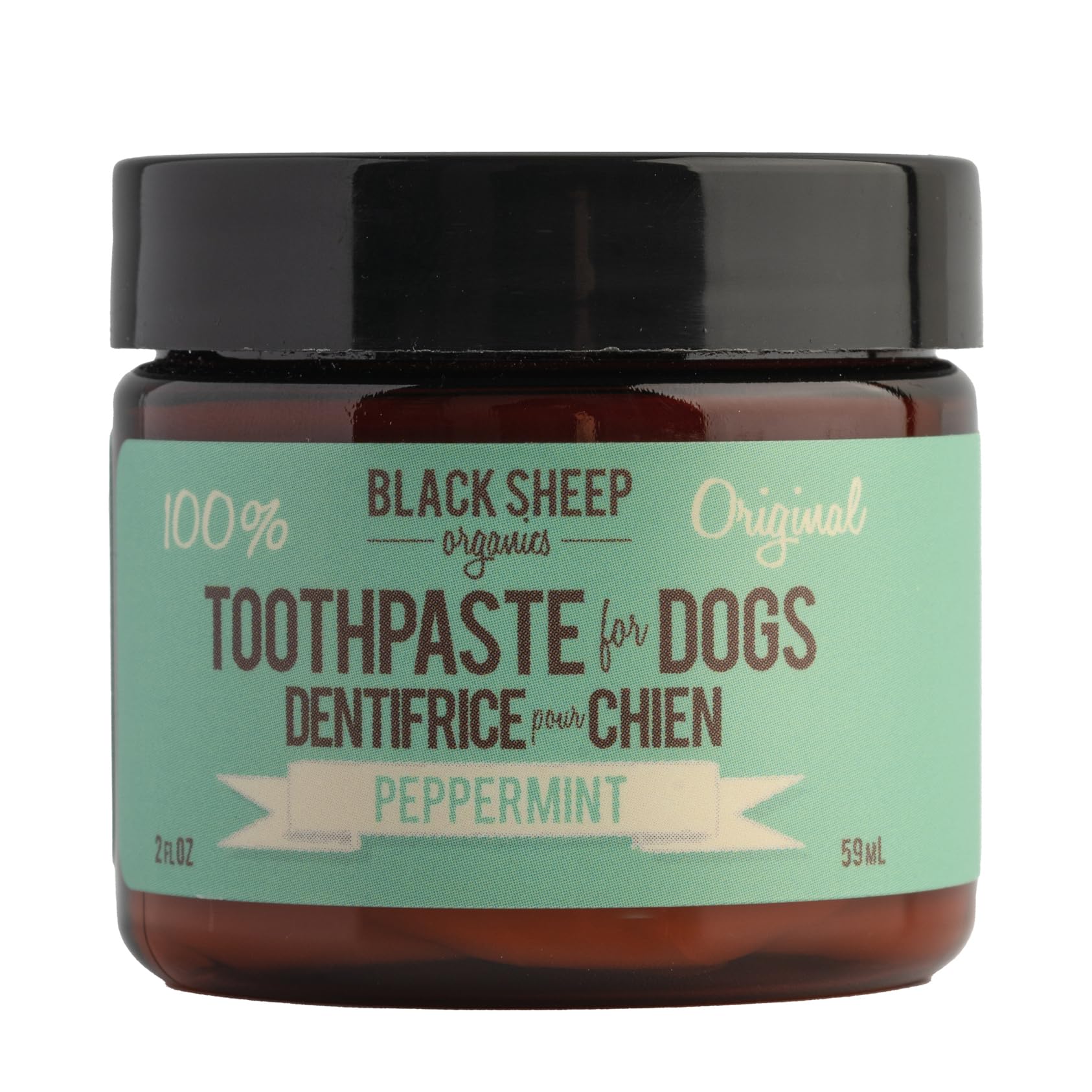 Natural Peppermint Dog Toothpaste with Coconut Oil - Human-Grade Formula for Fresh Breath, Plaque & Tartar Control - Safe Dental Care for Dogs - Perfect for Daily Teeth Cleaning & Oral Hygiene Maintenance