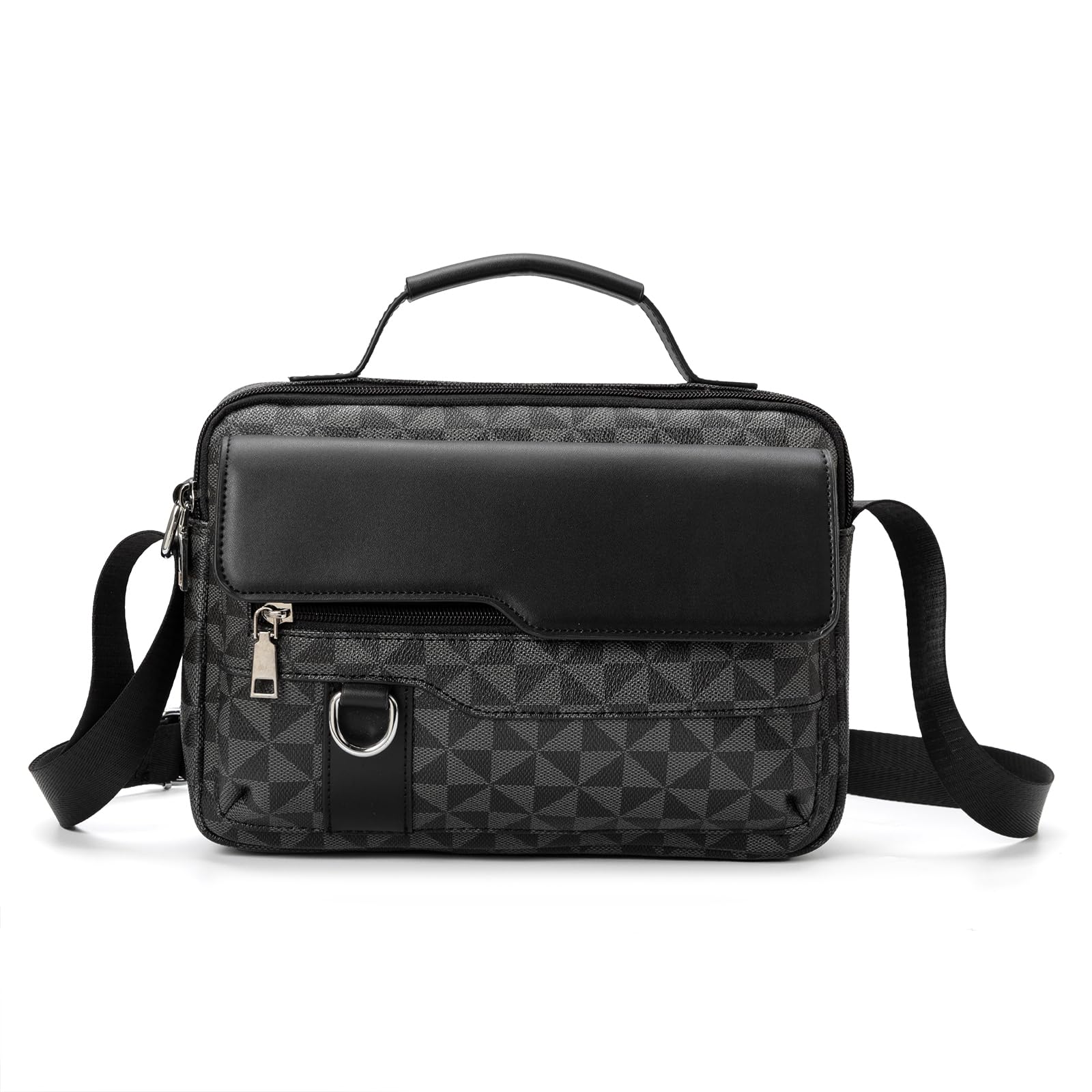 Men's Crossbody Bag - Durable Commuter Shoulder Bag for Travel, Work & Business - Compact Small Satchel for Everyday Use & Outdoor Activities