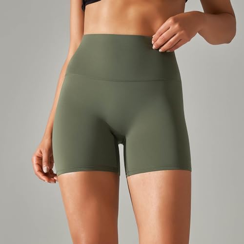 Yoga Shorts for Women#army Green