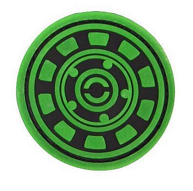 Iron Man ARC Reactor Military Hook & Loop Tactical PVC Patch - Color 3 | Cosplay, Costume Accessory, Backpack & Gear Decoration for Marvel Fans