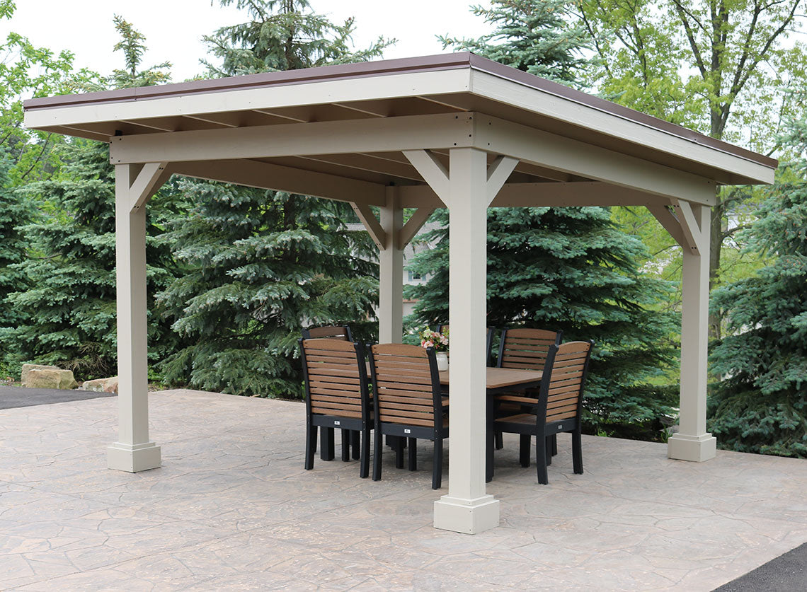 Premium Prairie Wood Pavilion - Handcrafted Outdoor Gazebo for Garden, Patio & Backyard | Perfect for Relaxation, Entertaining & Shade