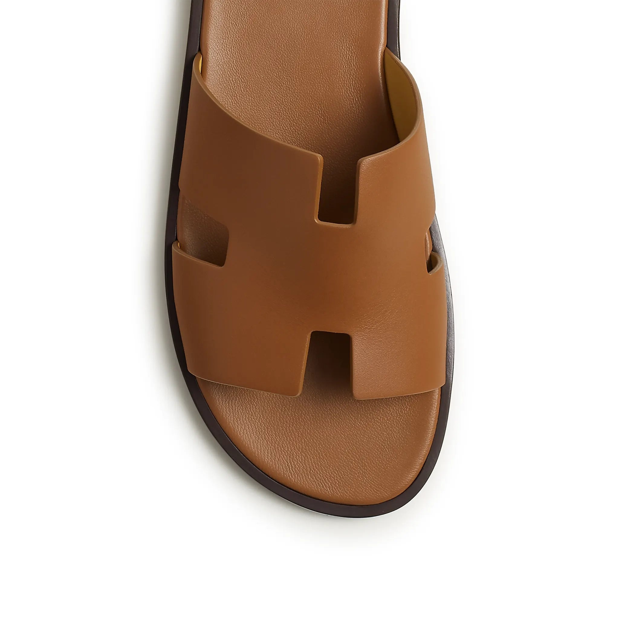 Hermès Paris Izmir Gold Sandal - Luxury Women's Sandals for Summer, Beach & Vacation - Premium Leather Comfort Slides for Casual & Dressy Outfits