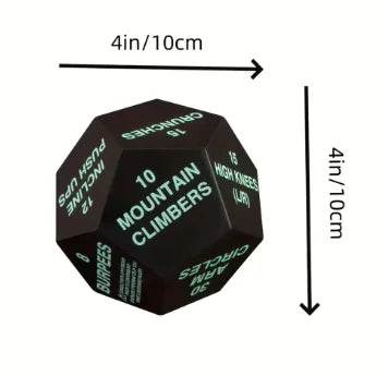 Workout Dice - Fun Fitness Dice for Exercise & Gym Workouts - Perfect for Home, Gym & Group Fitness Training