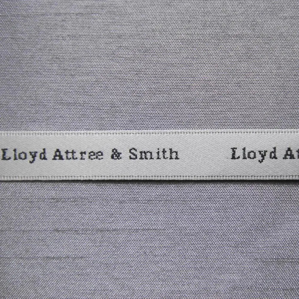 L.A. Smith Silver Plain Polyester Shantung Handkerchief - Elegant Formal Accessory for Weddings, Parties & Special Occasions