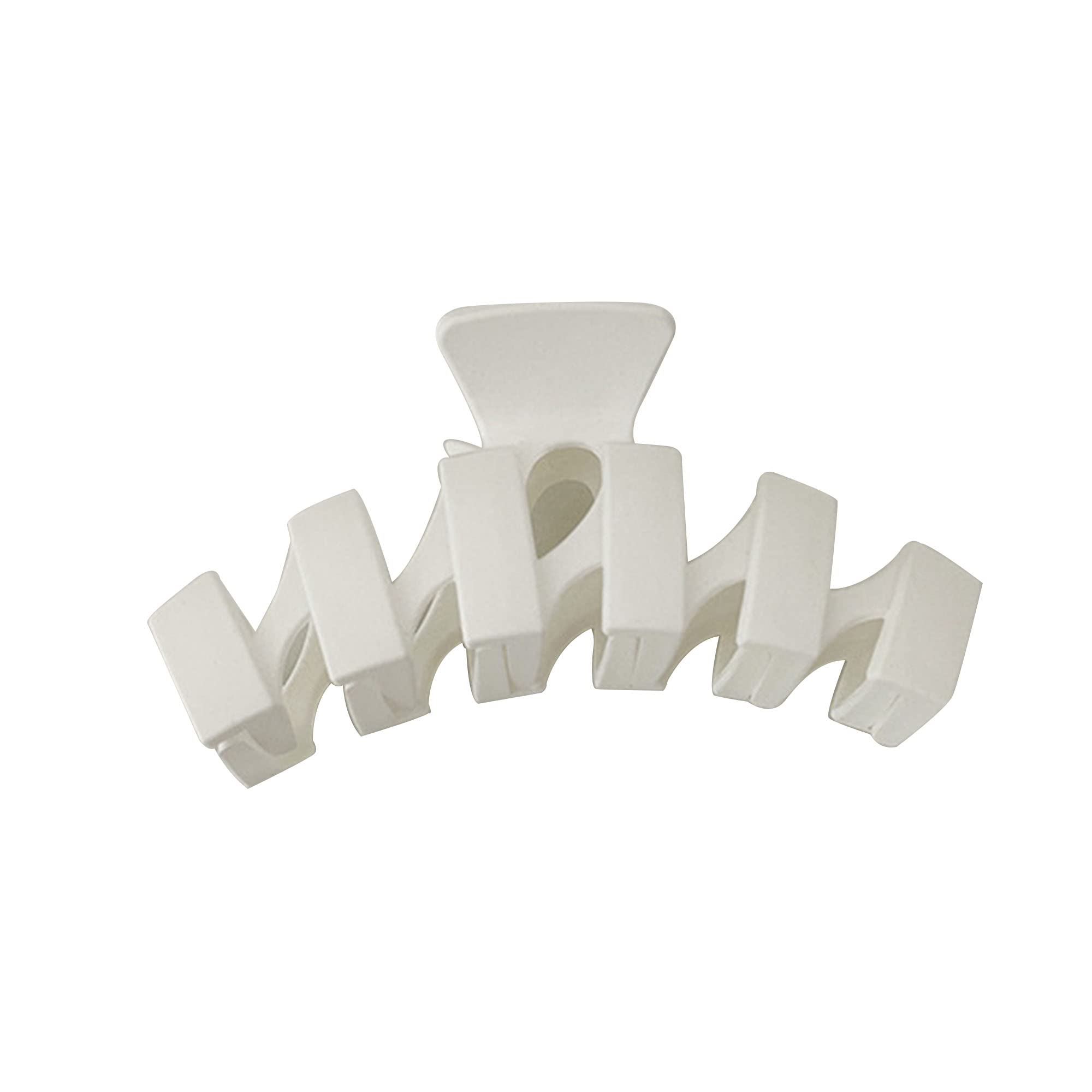Matte Hair Claw Clips for Women - Non-Slip Strong Hold Hair Clamps in Solid Colors - Vintage Shark Jaw Clips for Thin & Thick Hair Styling - Perfect for Work, Gym, and Everyday Hairstyles