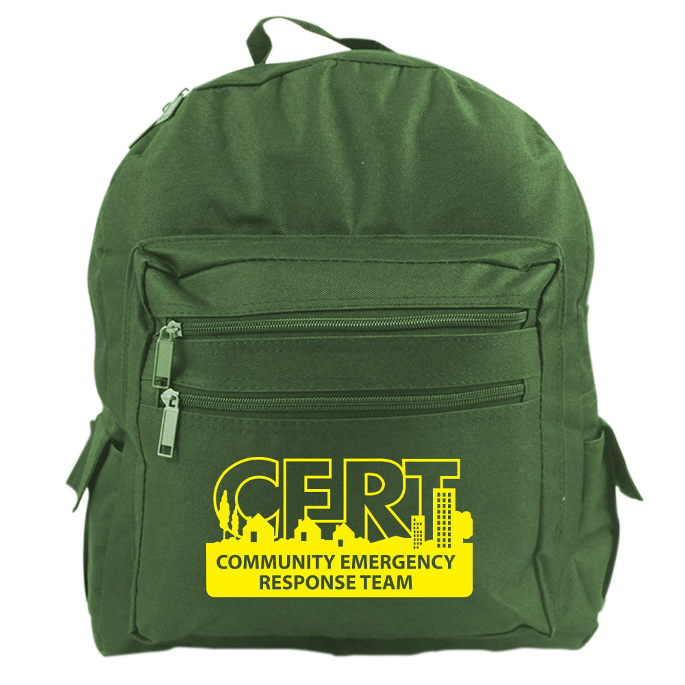 Certified Emergency Response Backpack - First Aid & Survival Kit for Outdoor, Hiking, Camping & Disaster Preparedness