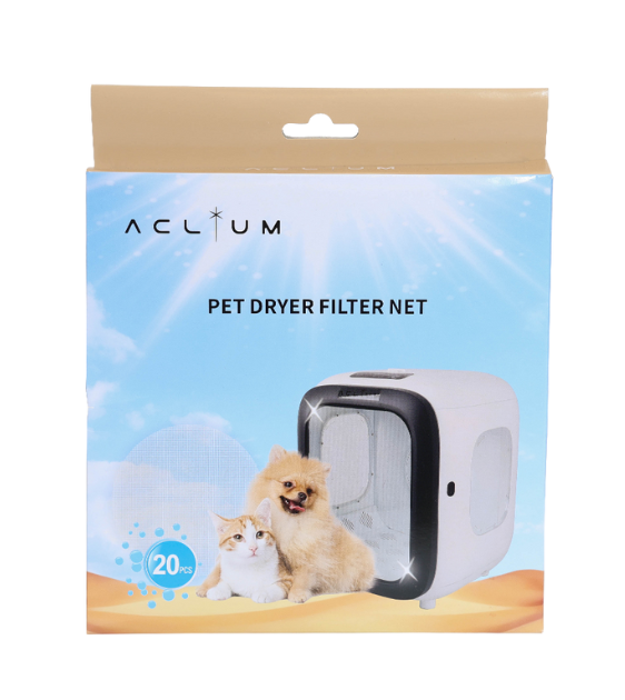 Aclium Air Dryer Replacement Filter Net - 20 Pack - Compatible with Most Air Dryers - Perfect for Home, Salon & Spa Use