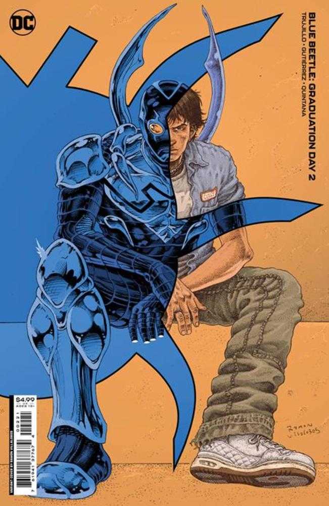 Blue Beetle Graduation Day #2 (Of 6) Cover B Ramon Villalobos Card Stock Variant - Collectible Comic Book for Fans & Graduation Gifts