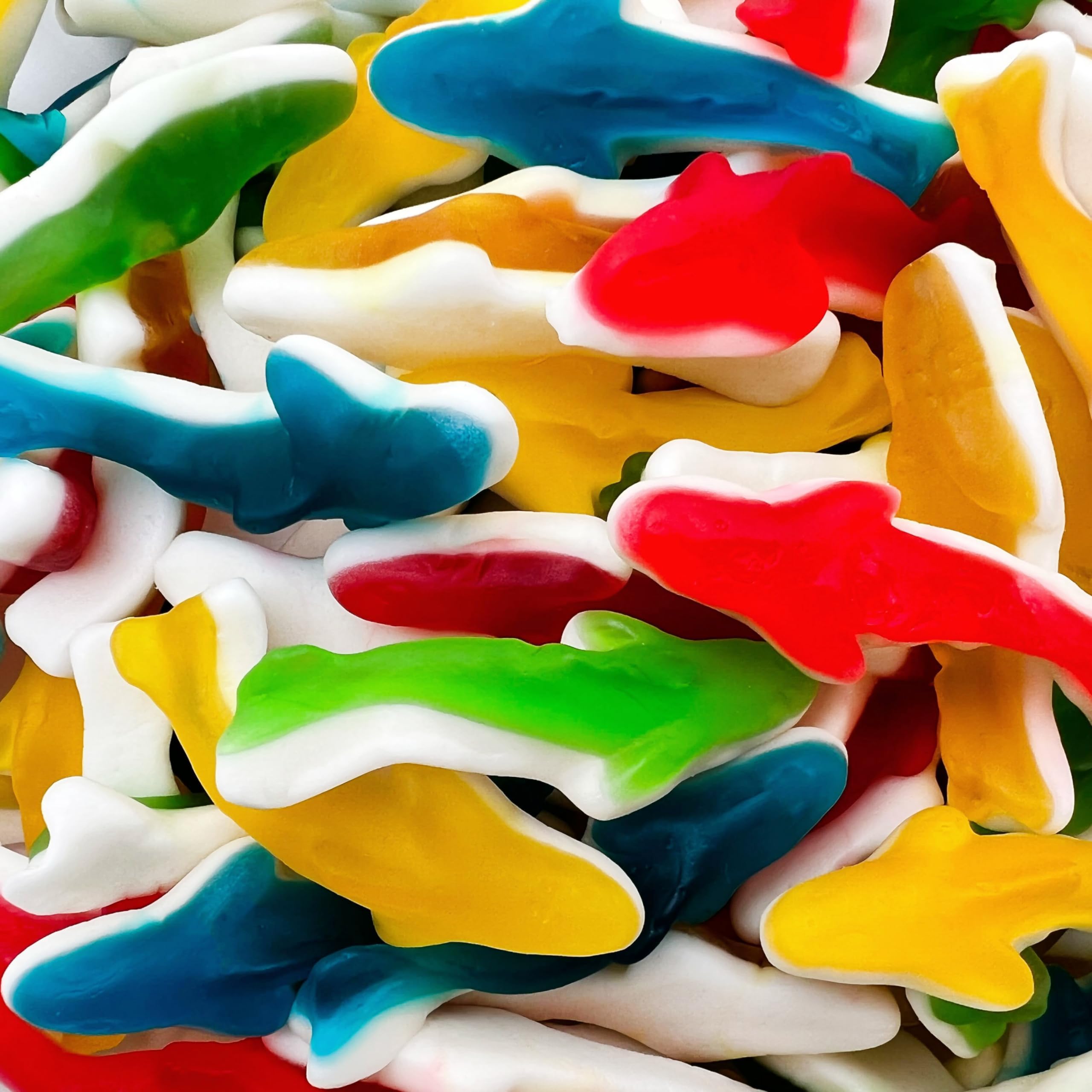 Gummy Sharks Candy - 11oz Pack - Assorted Fruit Flavors - Perfect for Birthday Parties, Movie Nights & Snack Time