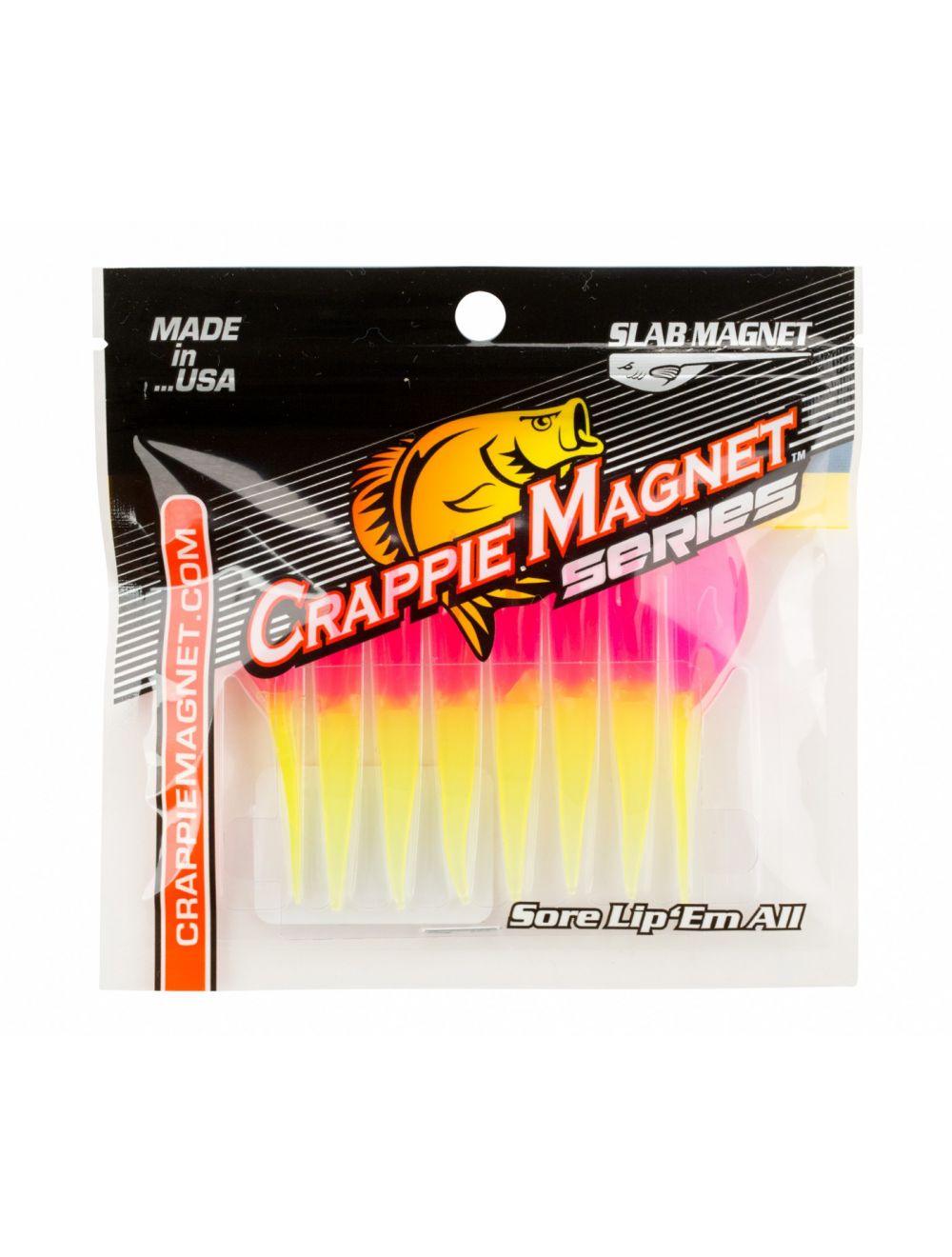 Leland Lures Slab Magnet 8-Piece Body Packs - Premium Fishing Lures for Bass, Walleye & Crappie | Ideal for Freshwater & Ice Fishing