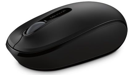 Microsoft 1850 Wireless Mouse - Black, Compact Ergonomic Design for Laptop & Desktop Computers | Perfect for Office Work, Gaming & Travel Use