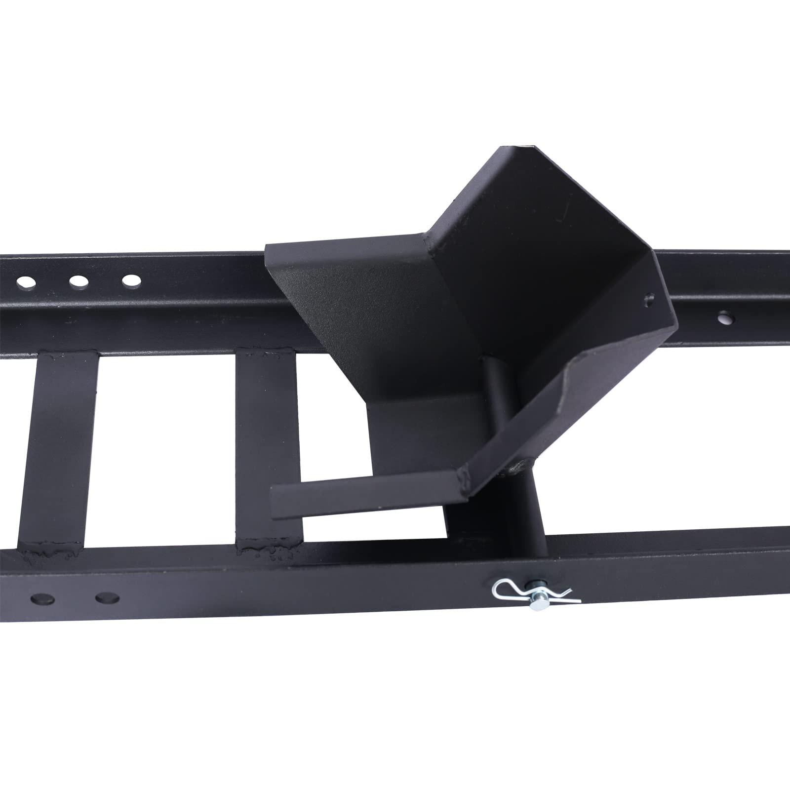 Heavy-Duty Adjustable Motorcycle Wheel Chock 1800lb - for Trailers & Garages