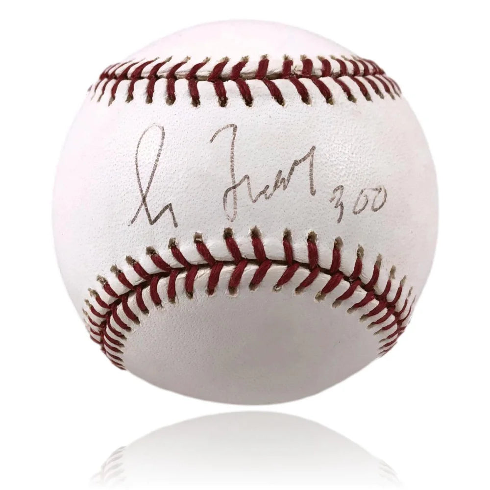 Greg Maddux Autographed 300th Win MLB Baseball with JSA COA - Authentic Collectible for Sports Memorabilia Fans and Display