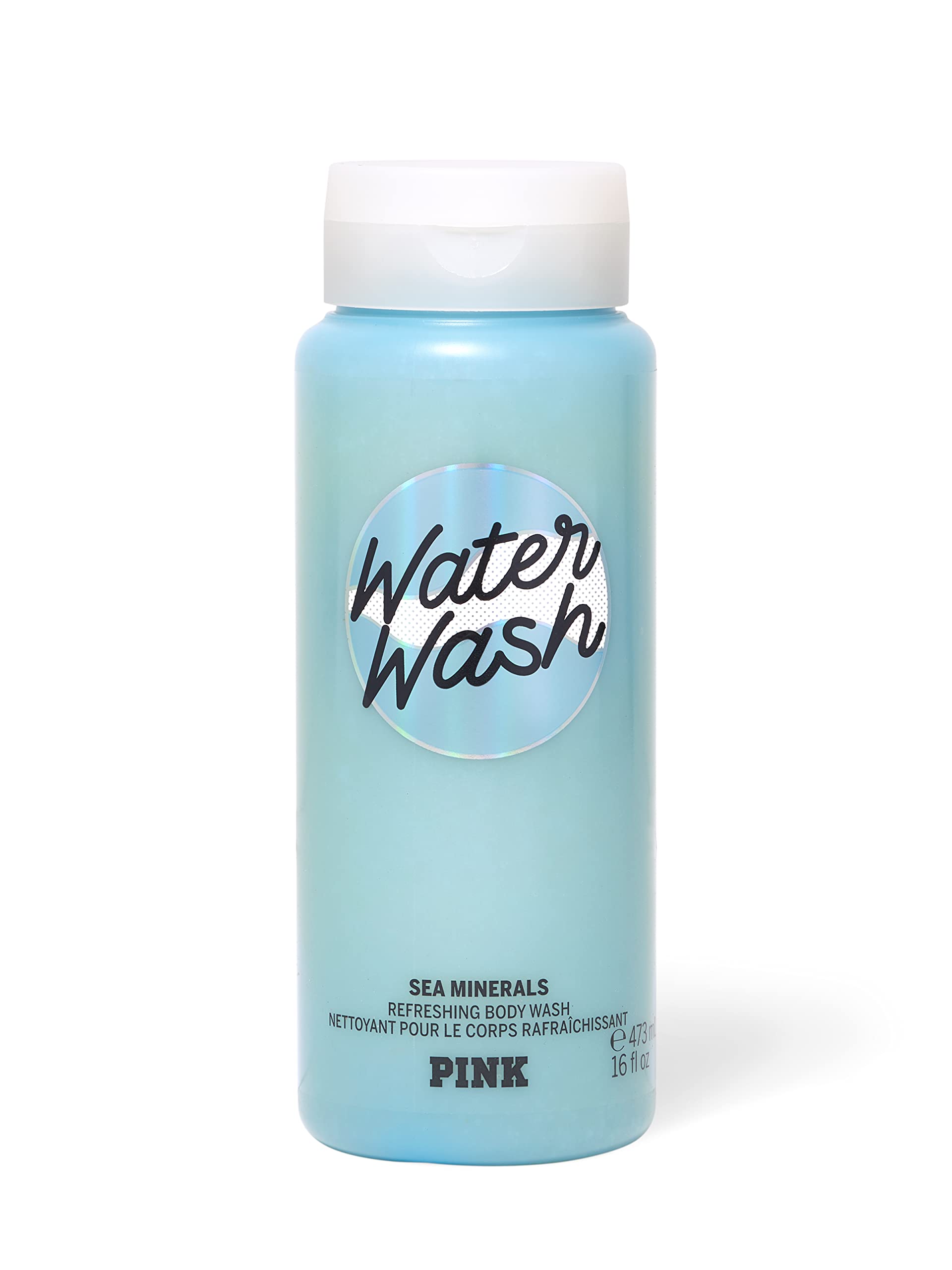 Victoria's Secret Pink Water Refreshing Body Wash with Sea Salt - Hydrating & Exfoliating Shower Gel for Soft Skin | Perfect for Daily Use & Spa Days