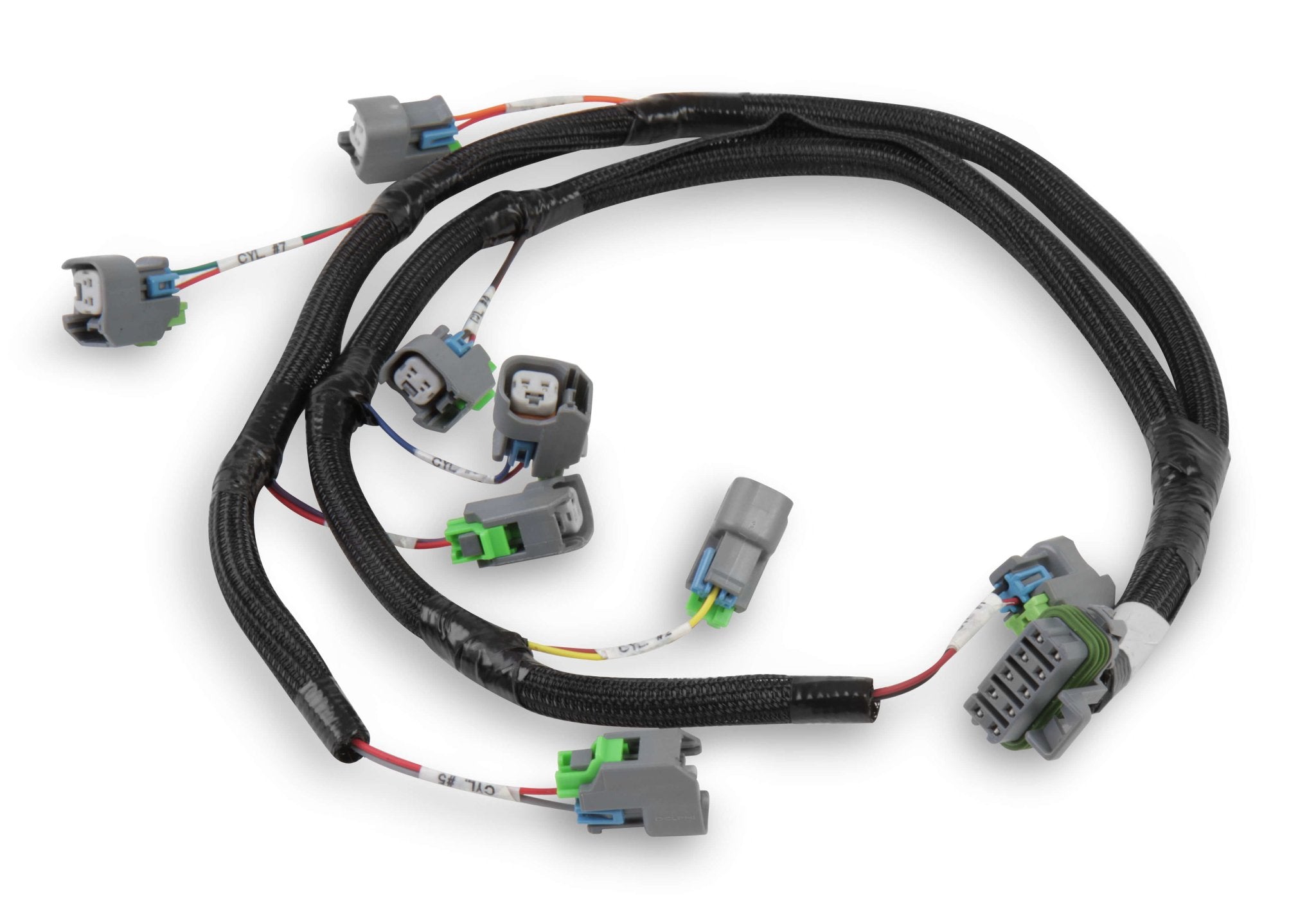 Ford V8 Fuel Injector Wiring Harness - Compatible with 5.0L 5.8L Engines - Replacement for F150 F250 F350 Trucks - High Temperature Resistant - Perfect for Engine Repair & Performance Upgrades