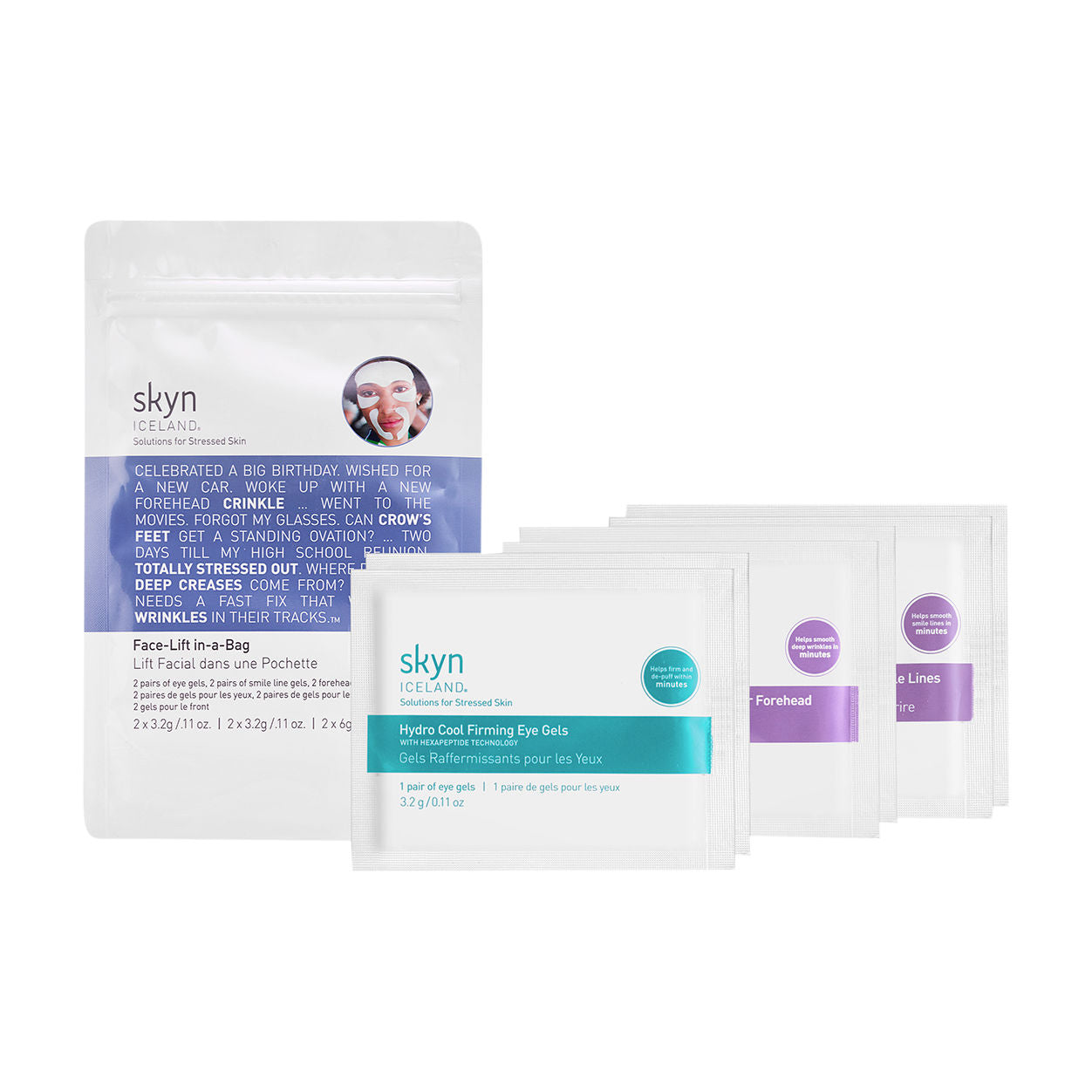 Face Lift in A Bag - Instant Facial Tightening & Lifting Mask for Youthful Skin | At-Home Beauty Treatment for Wrinkles & Fine Lines