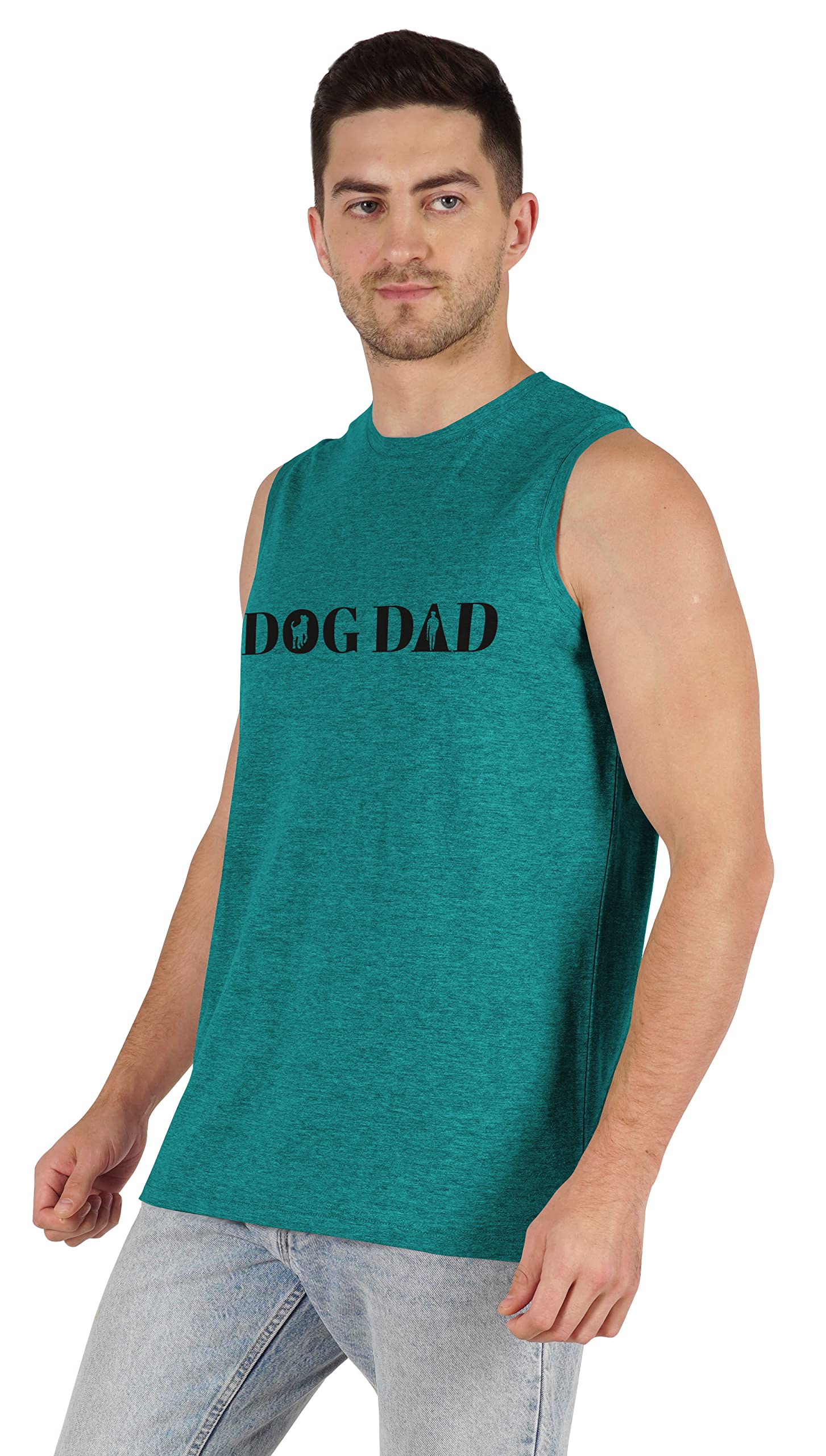 **Inkmeso Men's Graphic T-Shirt for Dog Lovers - Funny 