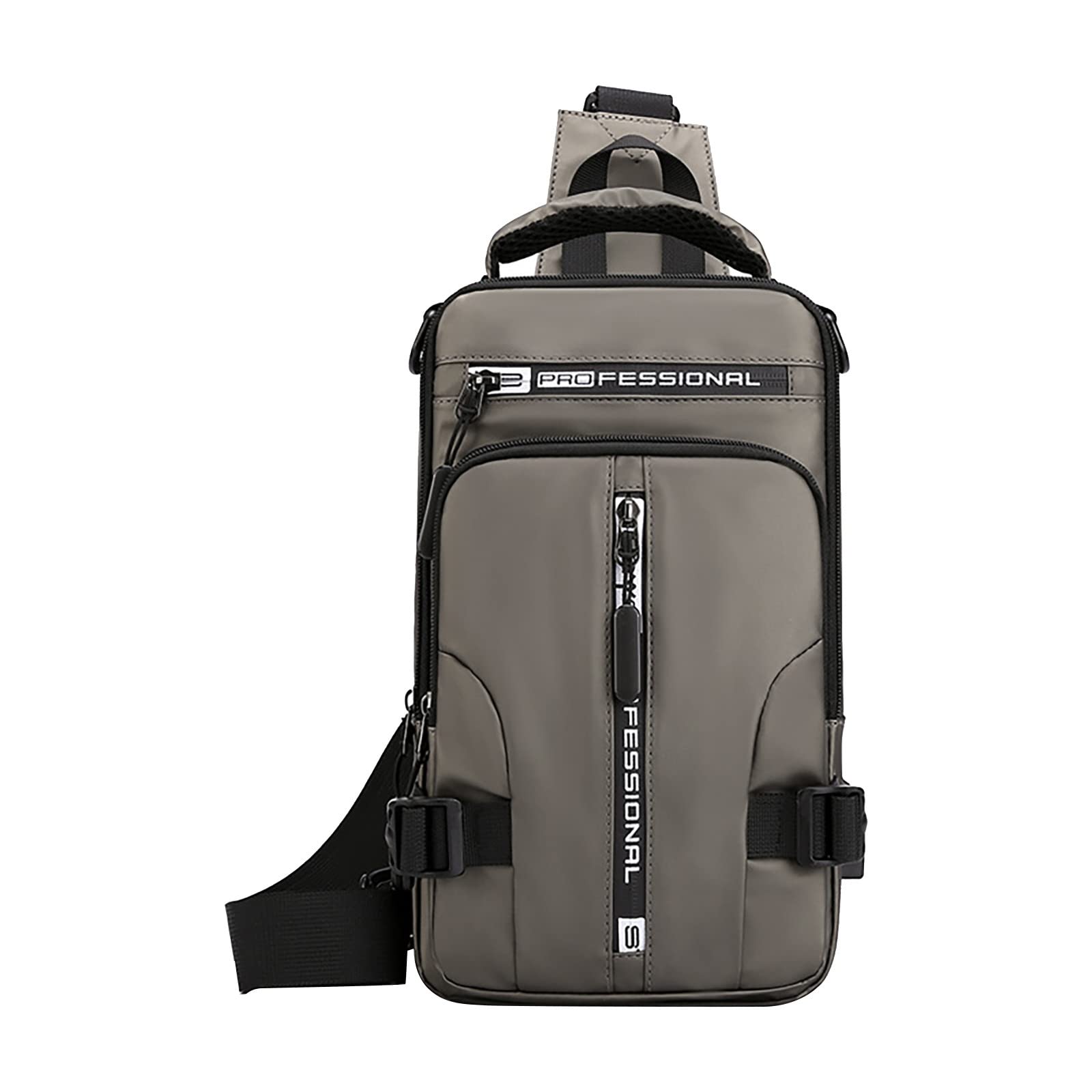 TOTGO Waterproof Crossbody Sling Bag with USB Charging Port - Lightweight Travel Shoulder Bag for Men & Women, Perfect for Hiking, Commuting and Daily Use