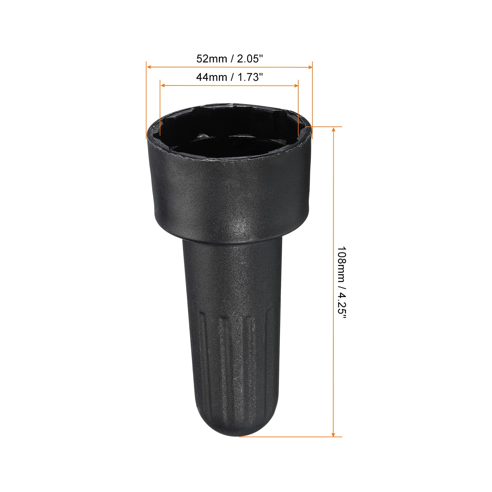 PATIKIL E26 Lamp Shade Socket Ring Removal Tool - 2 Pack Medium Base Threaded Shade Holder Rings Replacement - Easy Installation for Chandeliers, Ceiling & Table Lamps