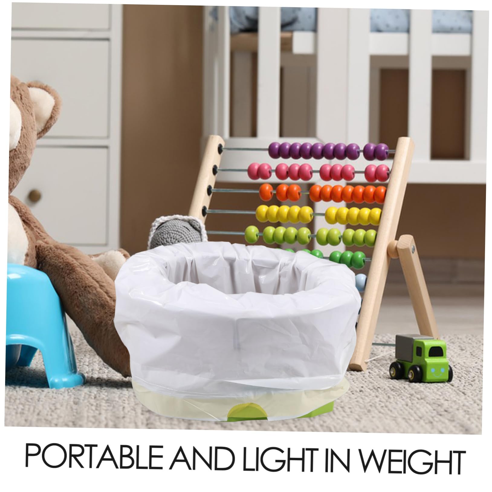 HEMOTON 3-Pack Portable Camping Toilet - Foldable Travel Potty Seat for Adults & Kids - Car, RV, Outdoor, Emergency Use - Compact & Lightweight Design