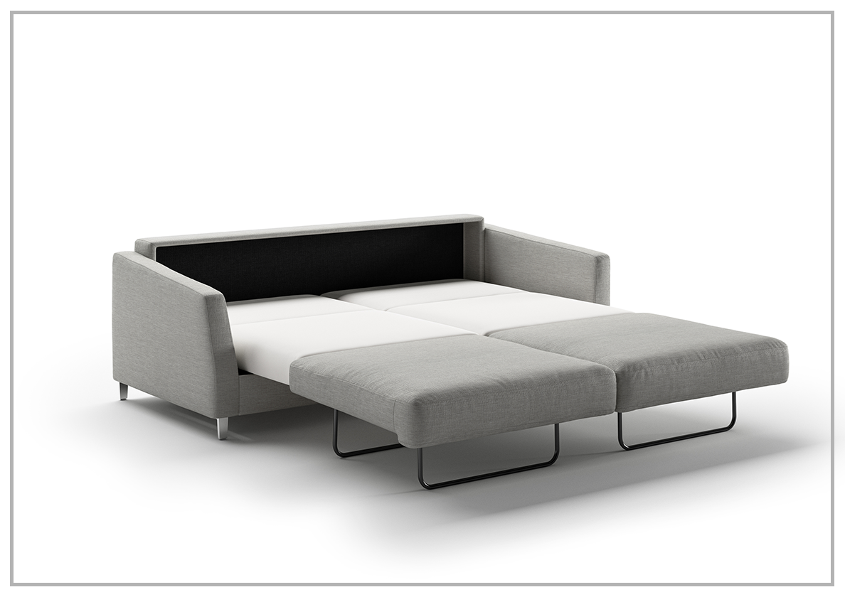 Custom Luonto Monika Fabric Sleeper Sofa - Handmade to Order | Convertible Couch Bed for Small Spaces & Guest Rooms | Perfect for Apartments, Dorms & Home Offices