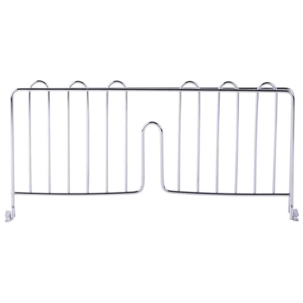 Quantum Divider for Shelving Kit - NSF Certified Chrome Shelving Organizer for Kitchen, Pantry, or Retail Storage