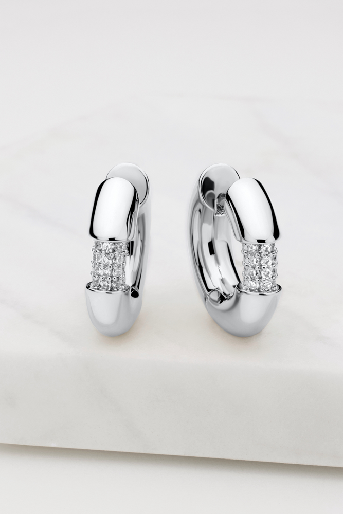 Sofia Hoops - Sterling Silver Hoop Earrings for Women | Elegant & Hypoallergenic Jewelry for Everyday Wear & Special Occasions