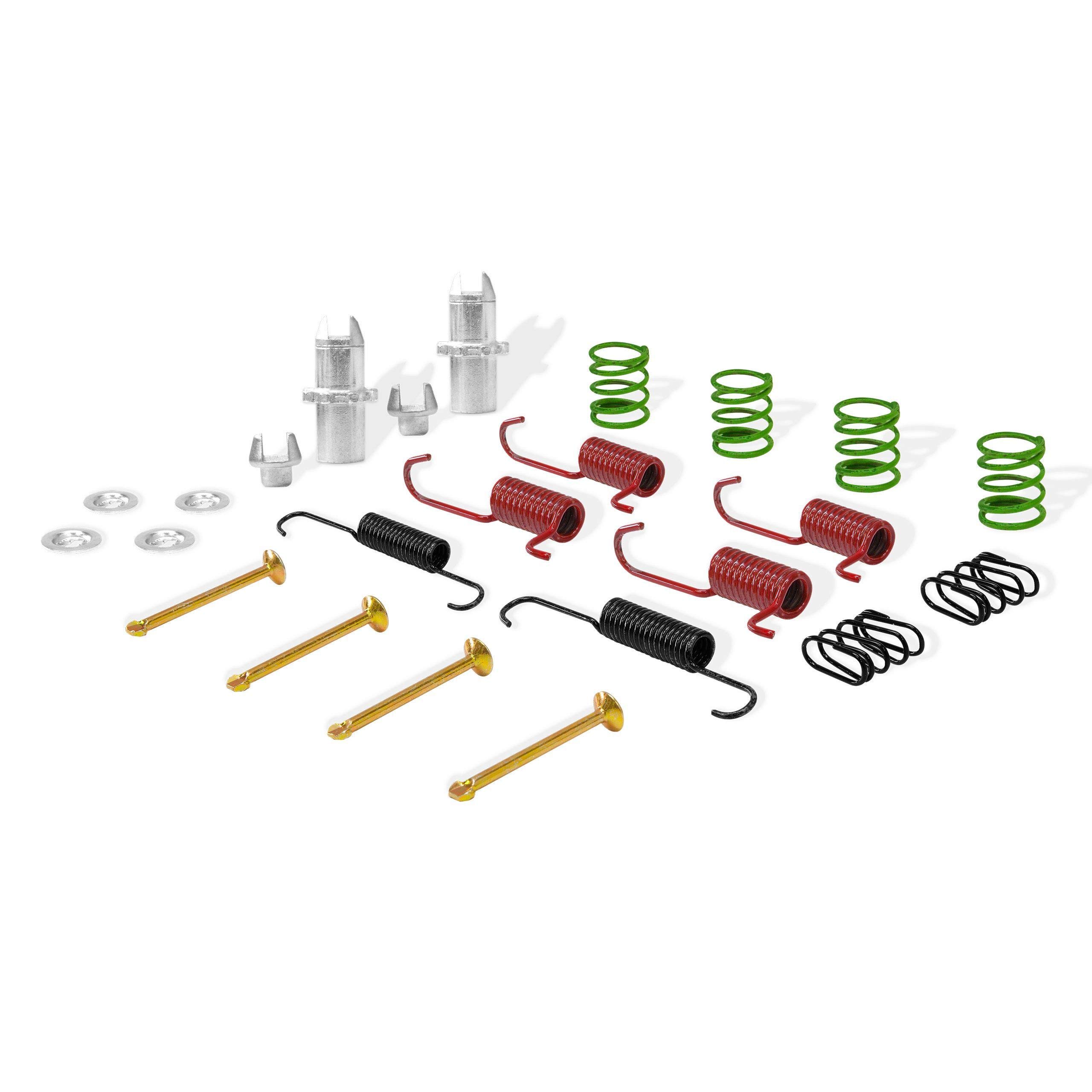 Rear Brake Drum Hardware Kit 370-42006 - Compatible with 2003-2005 Jeep Liberty & 2003-2006 Jeep Wrangler | Durable Friction Components for Off-Road & Daily Driving