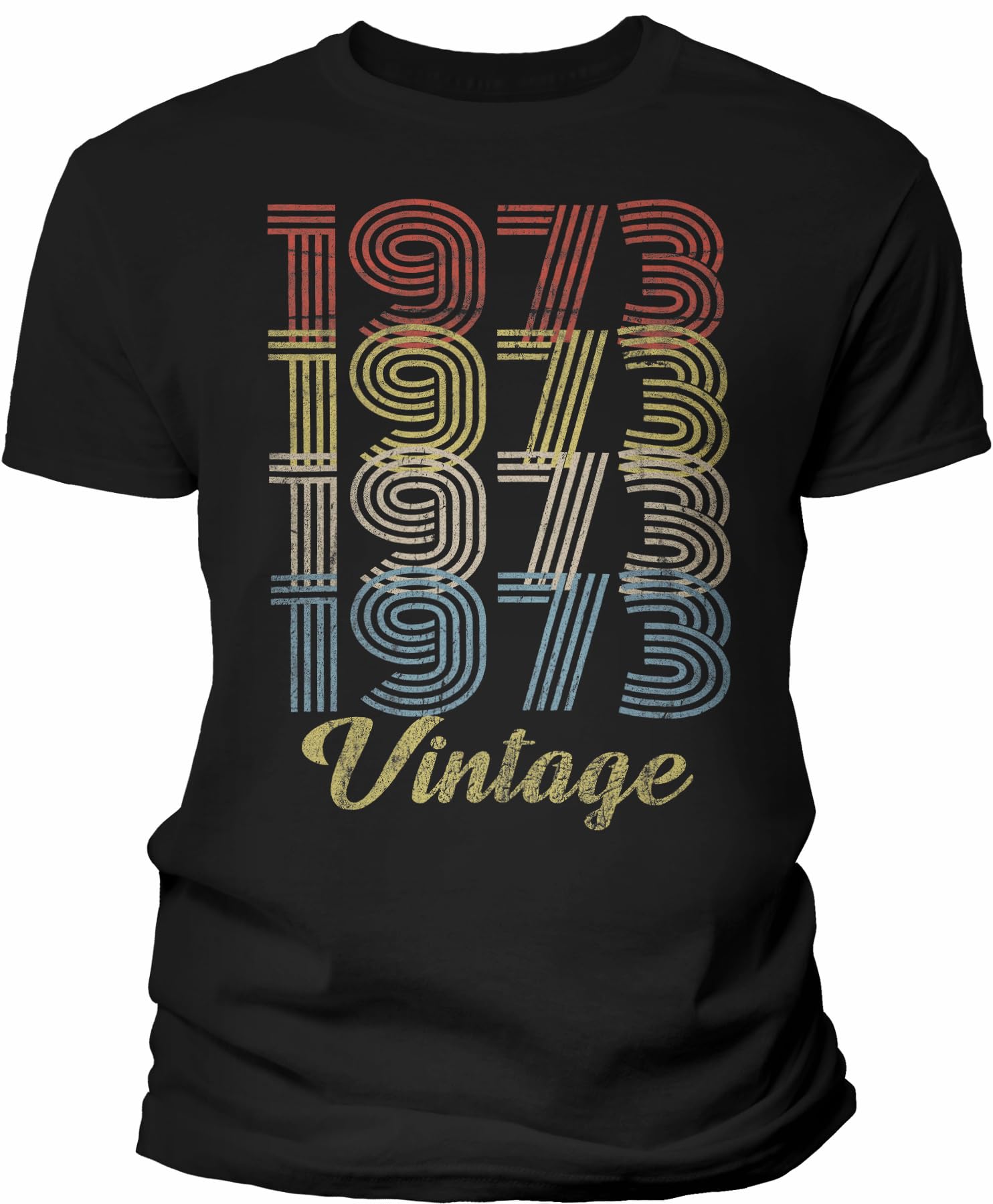 50th Birthday Gift for Men - Vintage 1973 Retro T-Shirt - Funny 50 Year Old Birthday Present - Perfect for Parties & Celebrations