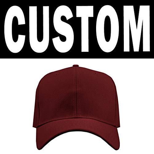 Burgundy Personalized Text Here