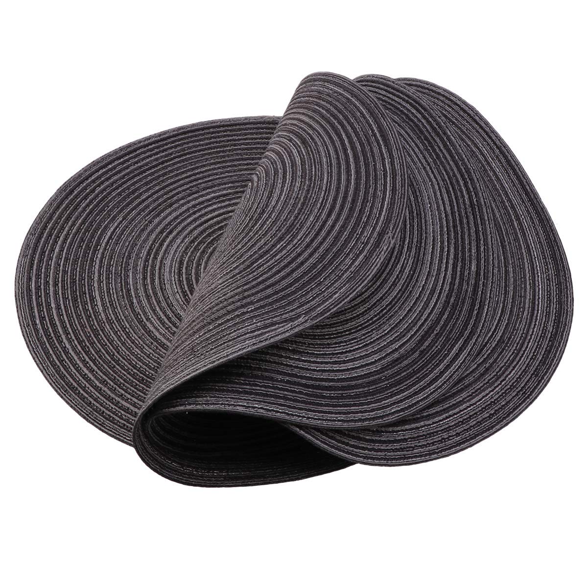 6-Piece Round Woven Placemats Set for Dining Table - Durable & Stylish Kitchen Table Mats for Everyday Use, Parties, and Home Decor