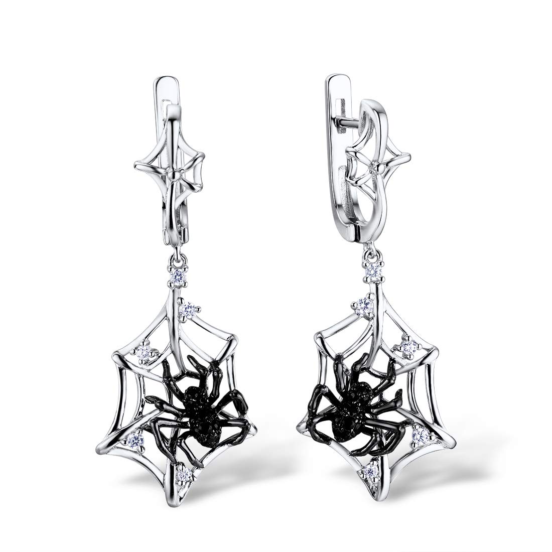 925 Sterling Silver Animal Earrings with Cubic Zirconia | Elegant Drop Dangle Earrings for Women | Perfect Gift for Birthday, Anniversary & Everyday Wear