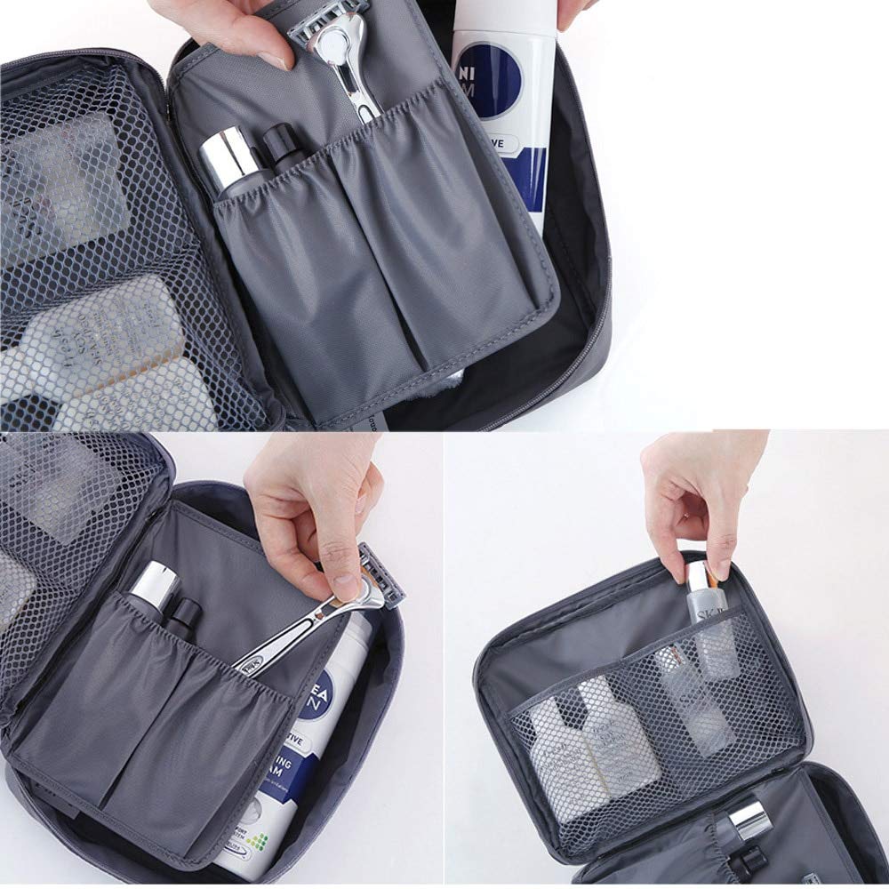 Trexee Foldable Travel Toiletry Bag for Women - Waterproof Cosmetic Organizer, Portable Makeup Pouch for Bathroom Storage | Perfect for Vacation, Gym, Camping & Business Trips