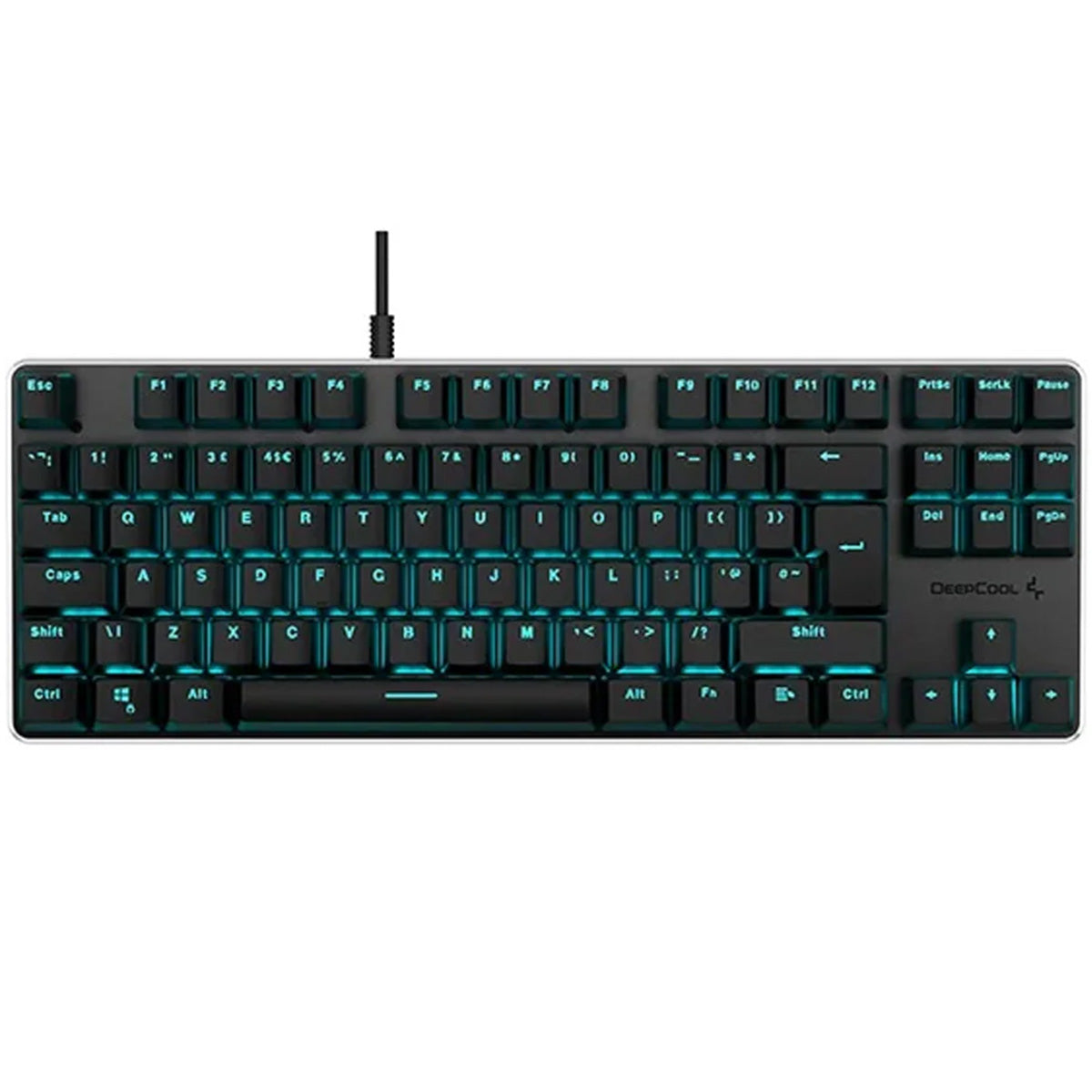 Deepcool KB500 TKL RGB Mechanical Gaming Keyboard - 87 Keys, Outemu Red Linear Switches, Anti-Ghosting, Wired USB for PC/Mac - Perfect for FPS, MOBA Gaming & Office Typing